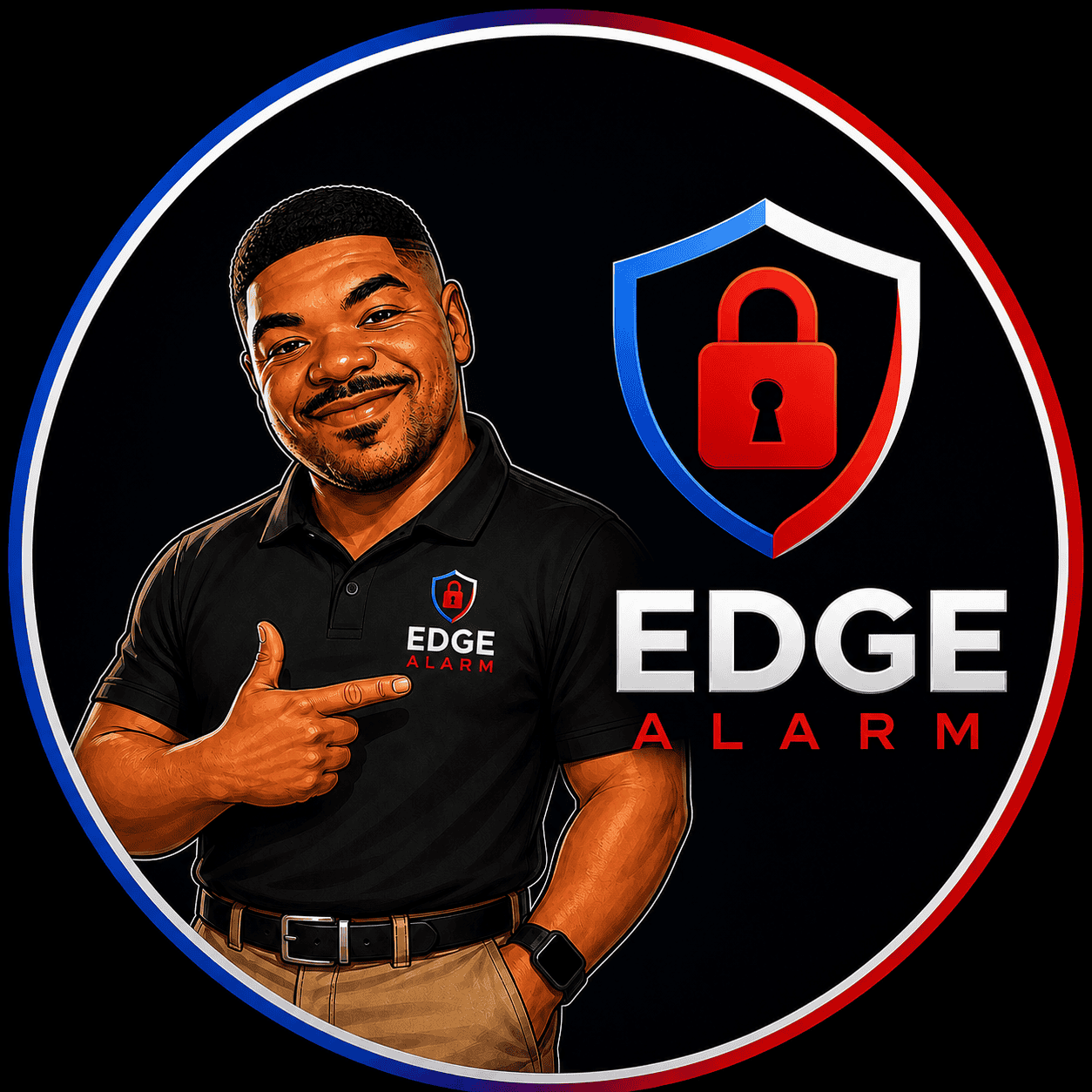 Edge Fire and Alarm Logo